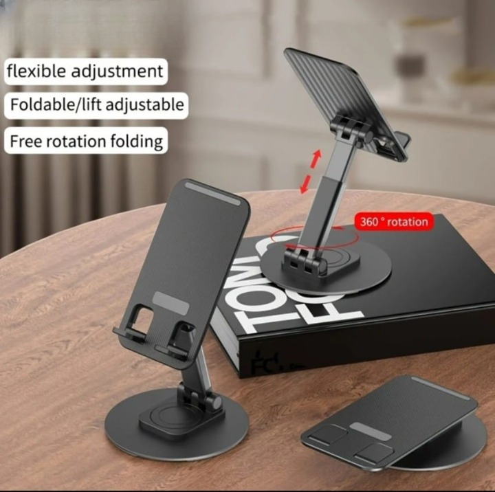 Tablet Mobile Phone Stand 360° Rotating Foldable For iPad Pad Desk Holder Bracket Cellphone Huawei Xiaomi Universal